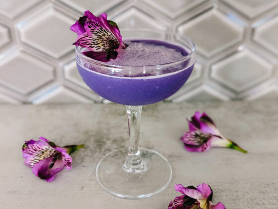 Violet Vibranium A Black Panther Cocktail Inspired By Marvel S Wakanda