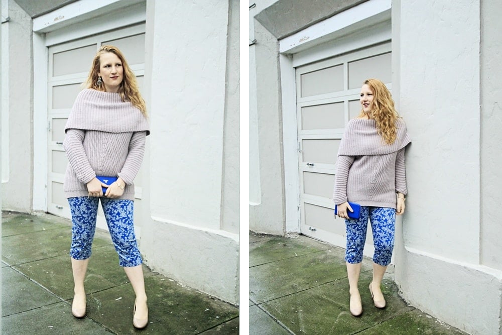 Blush Sweater, Floral Pants - Whimsy Soul