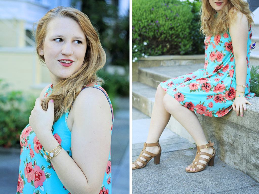 Cole Valley walk in a floral dress - Whimsy Soul