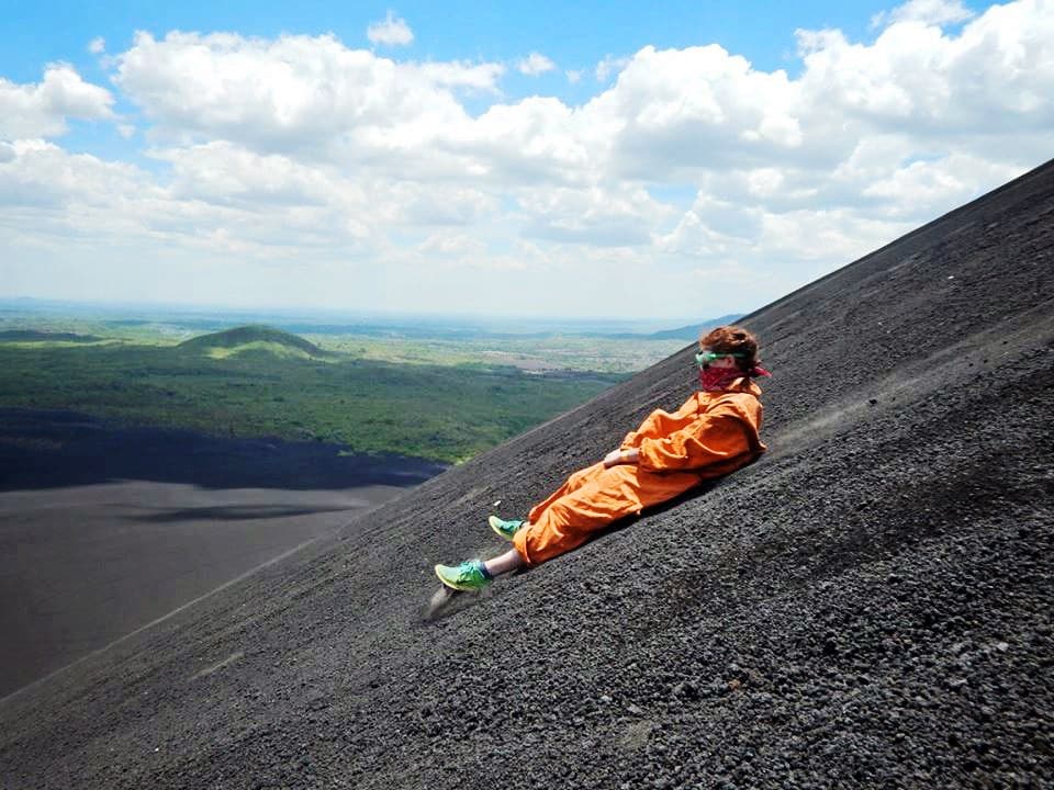 Bigfoot Hostel Volcano Boarding in Leon