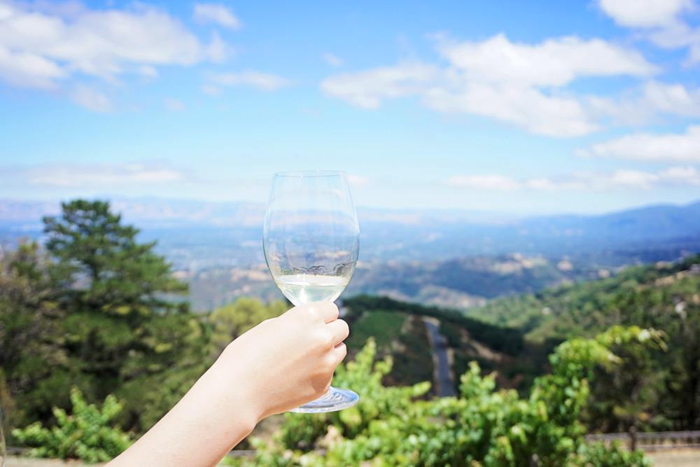 Ridge winery in Santa Cruz - white wine