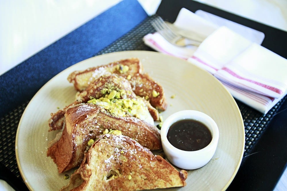 hotel room service eggy bread