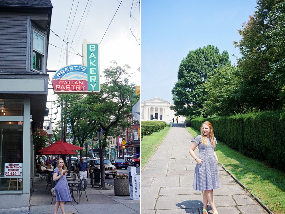 Little Italy in Cleveland and Shabby Apple dress