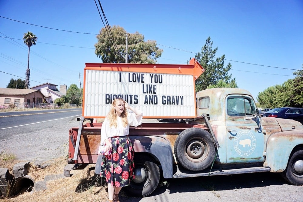 freemont diner truck in napa valley