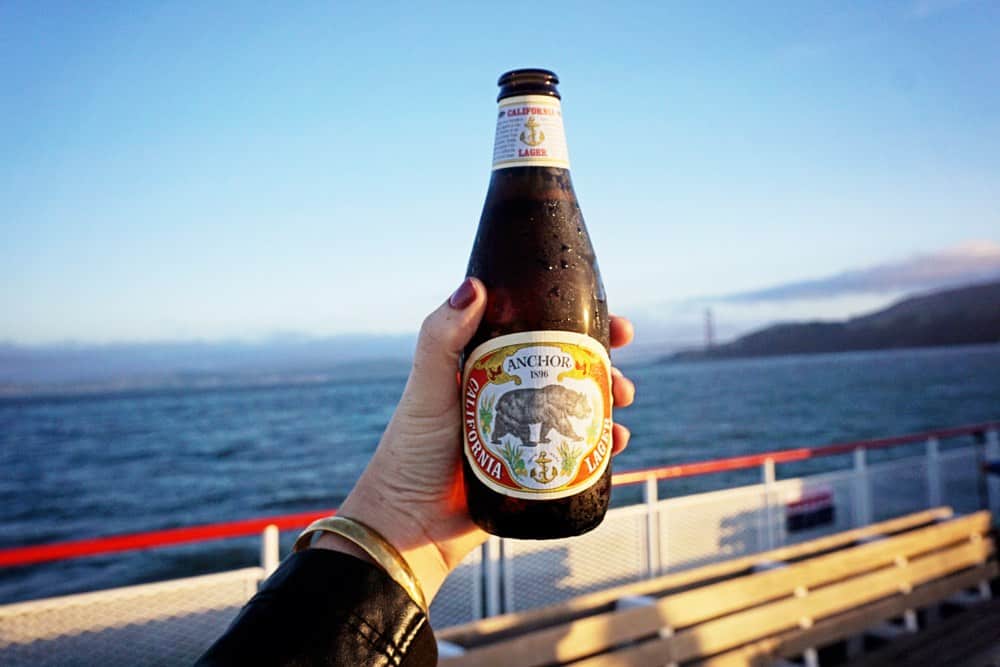 anchor beer on cruise San Francisco 