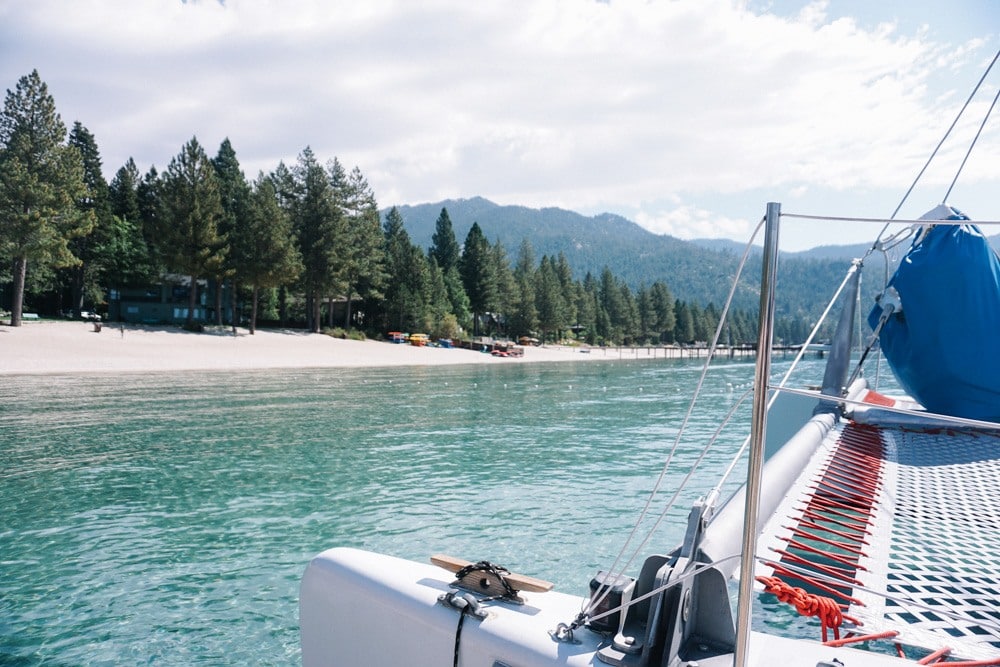 Hyatt Regency Lake Tahoe sailboat