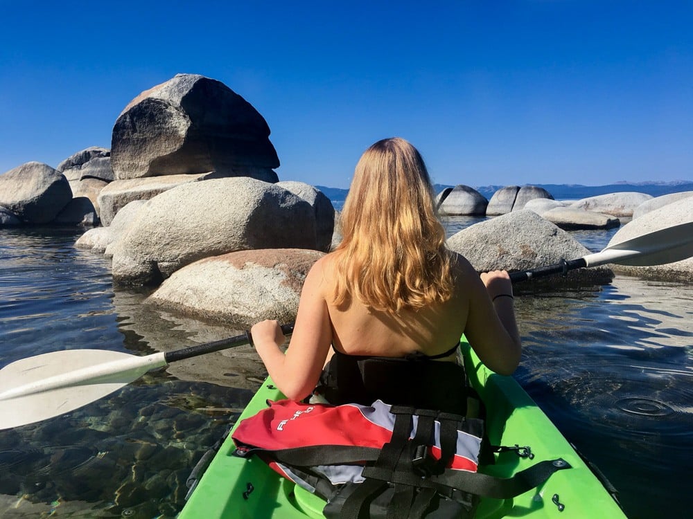 Kayaking lake tahoe Go Move Mountains