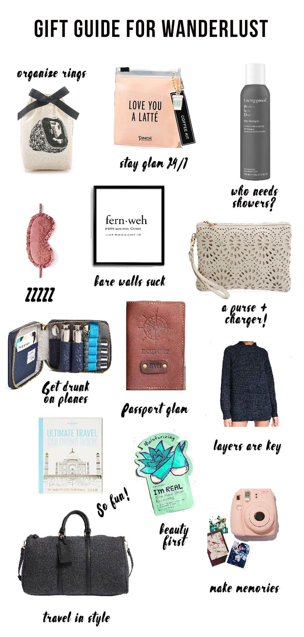 Ultimate Gift Guide For Those Who Love To Travel - Whimsy Soul