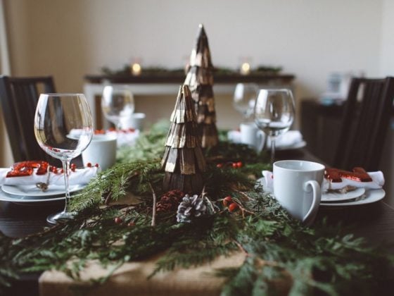 Christmas Brunch table decor