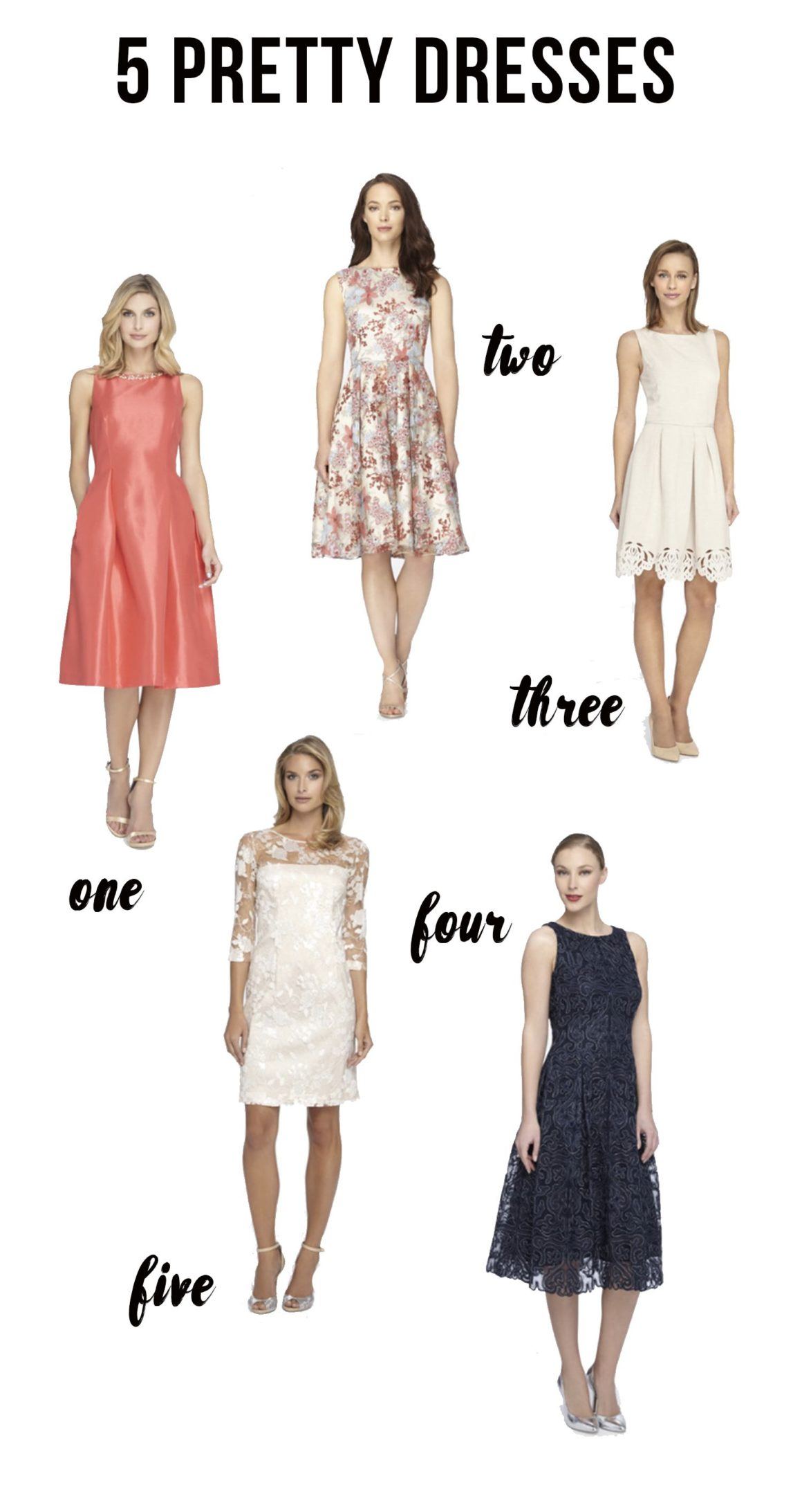 5 Pretty A-Line Dresses - Whimsy Soul