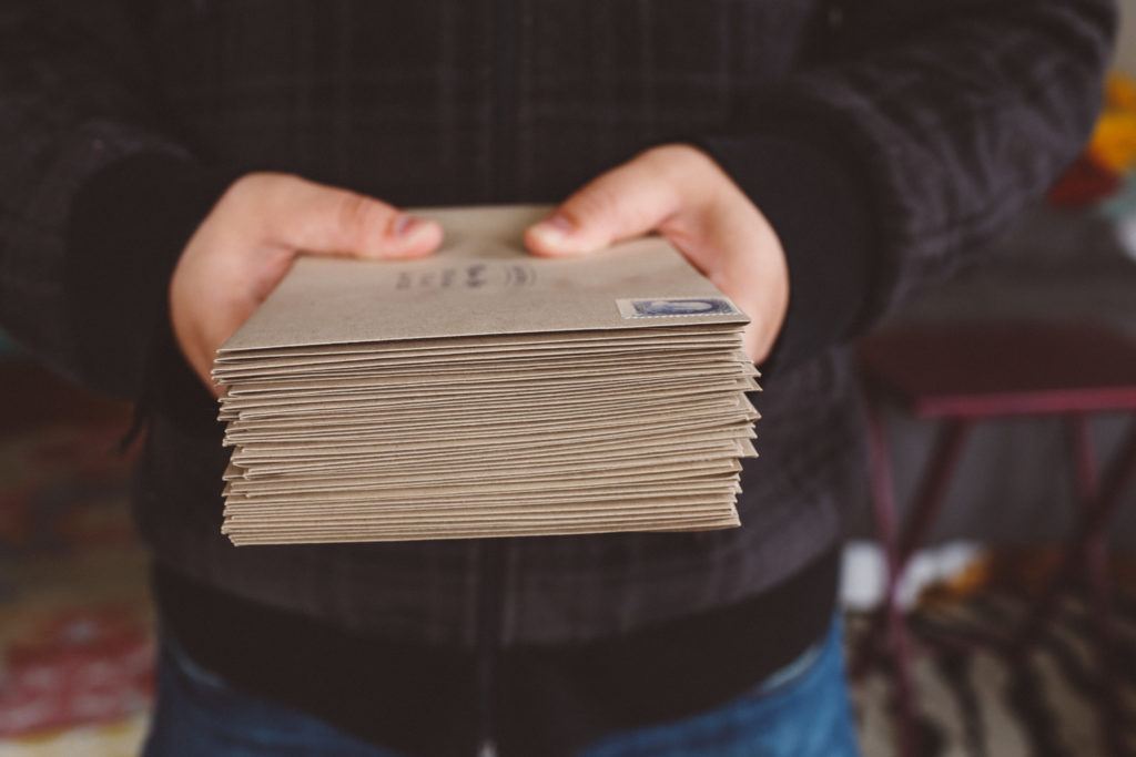 stack of envelopes