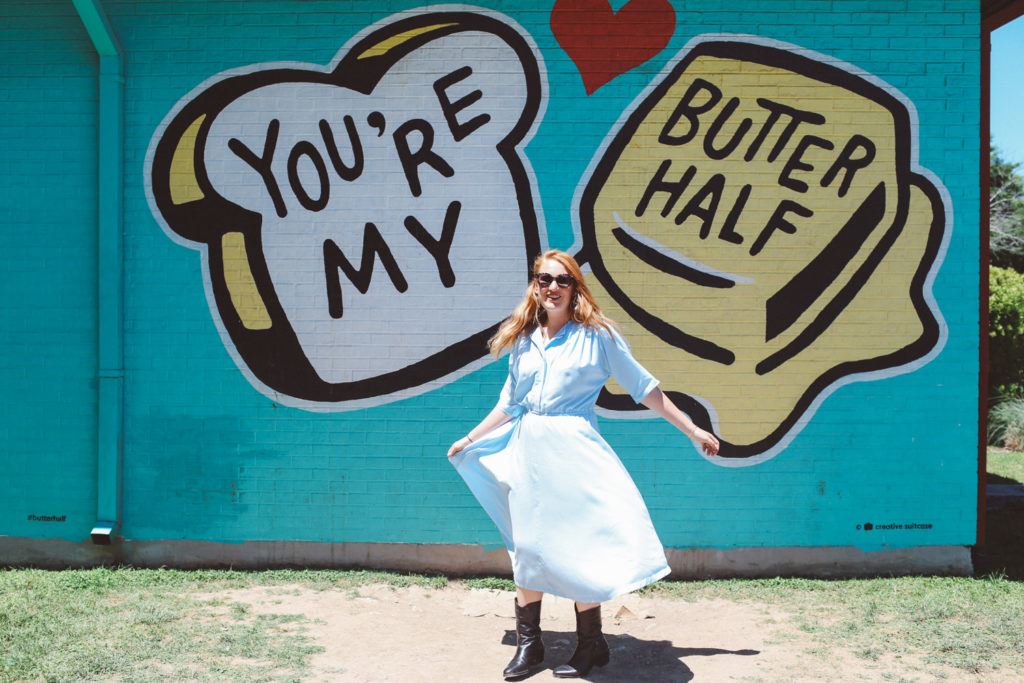 You're My Butter Half Mural in Austin
