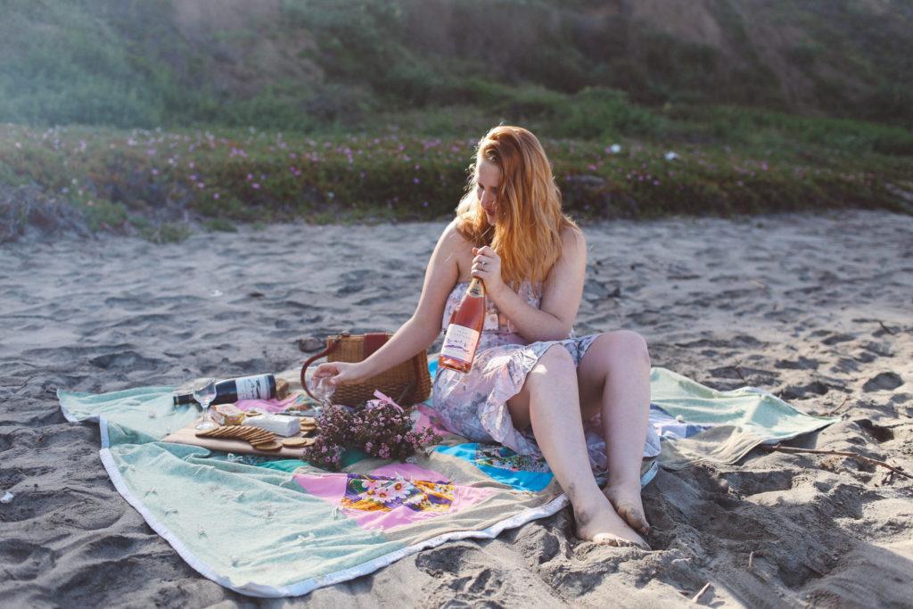 Picnic at Tunitas Beach, California