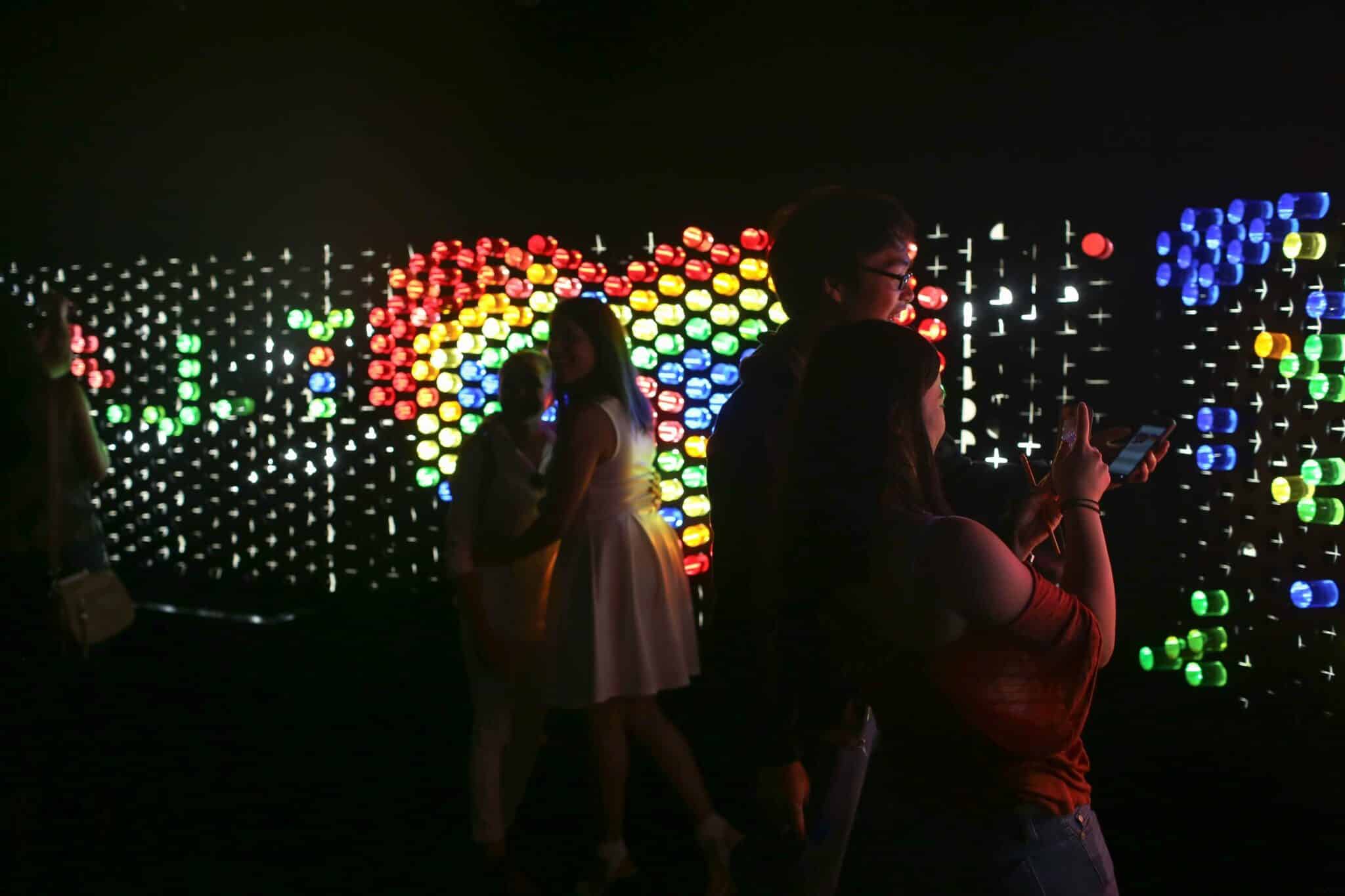 Color Factory lite brite room san francisco