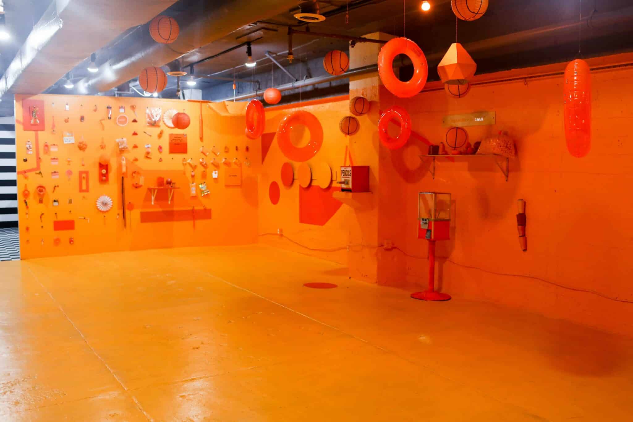 Color Factory orange room san francisco