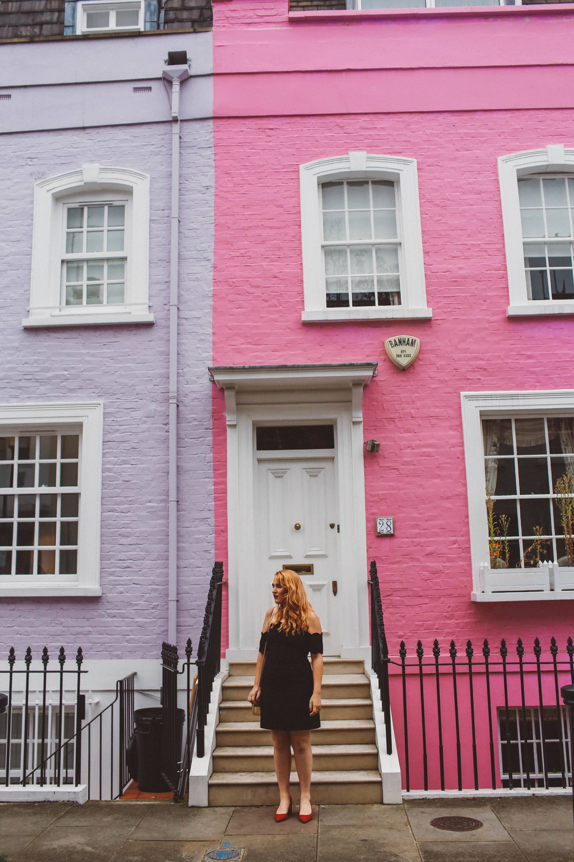 black scallop dress chelsea london