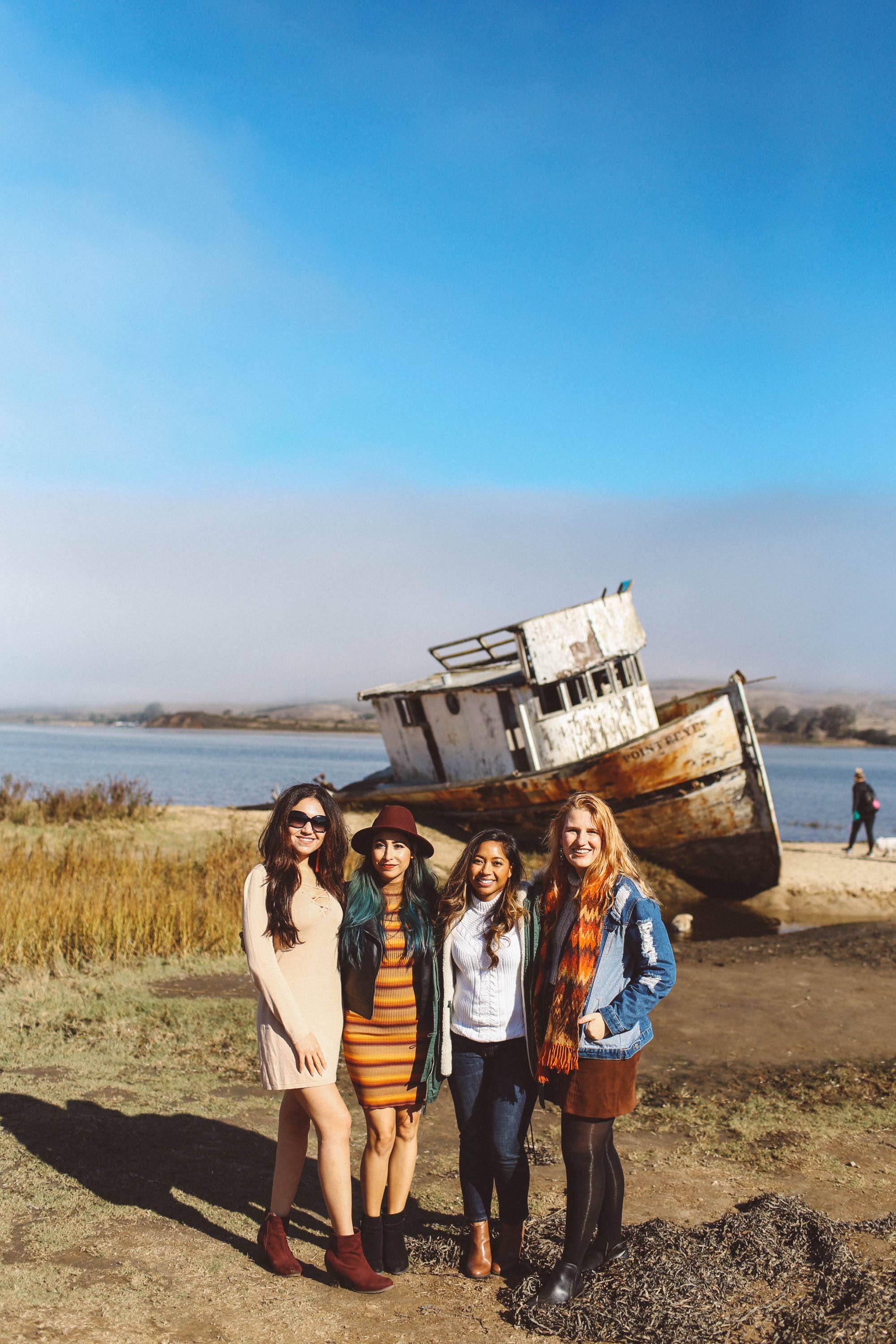 Point Reyes shipwreck group women