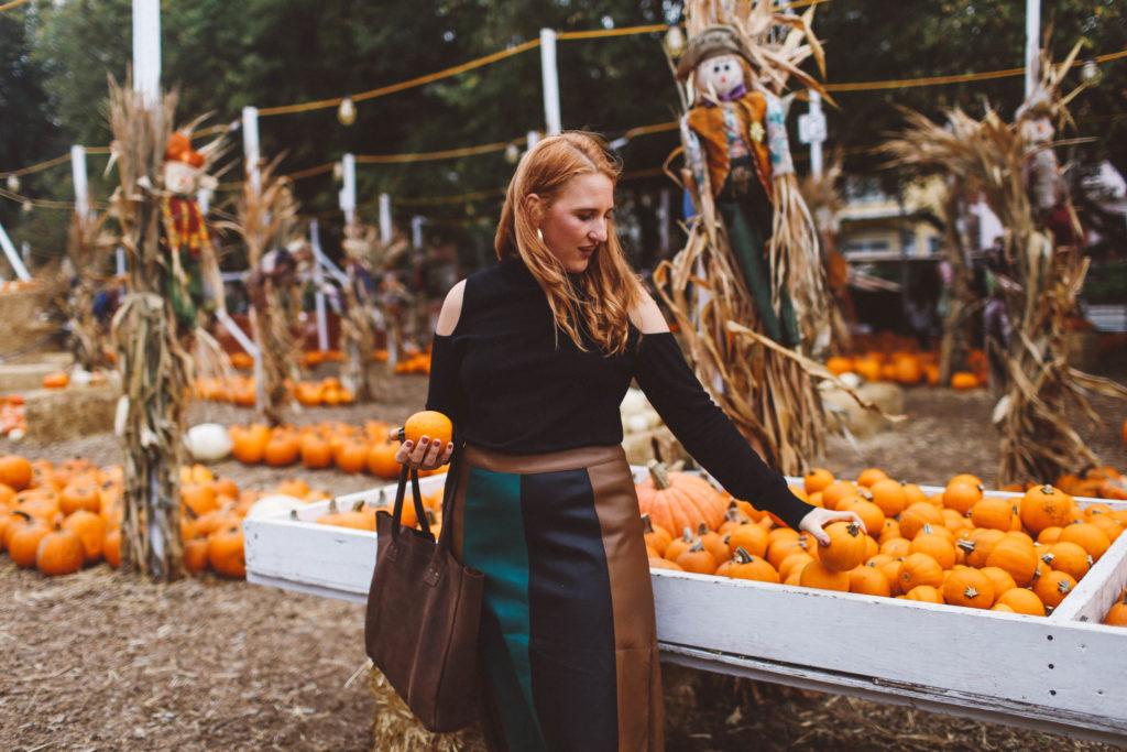 pleated skirt who what wear target pumpkin patch