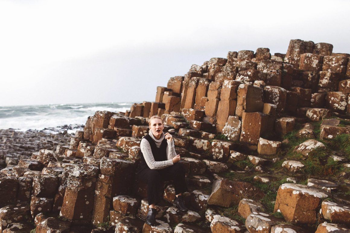 Giant's Causeway hours woman ireland