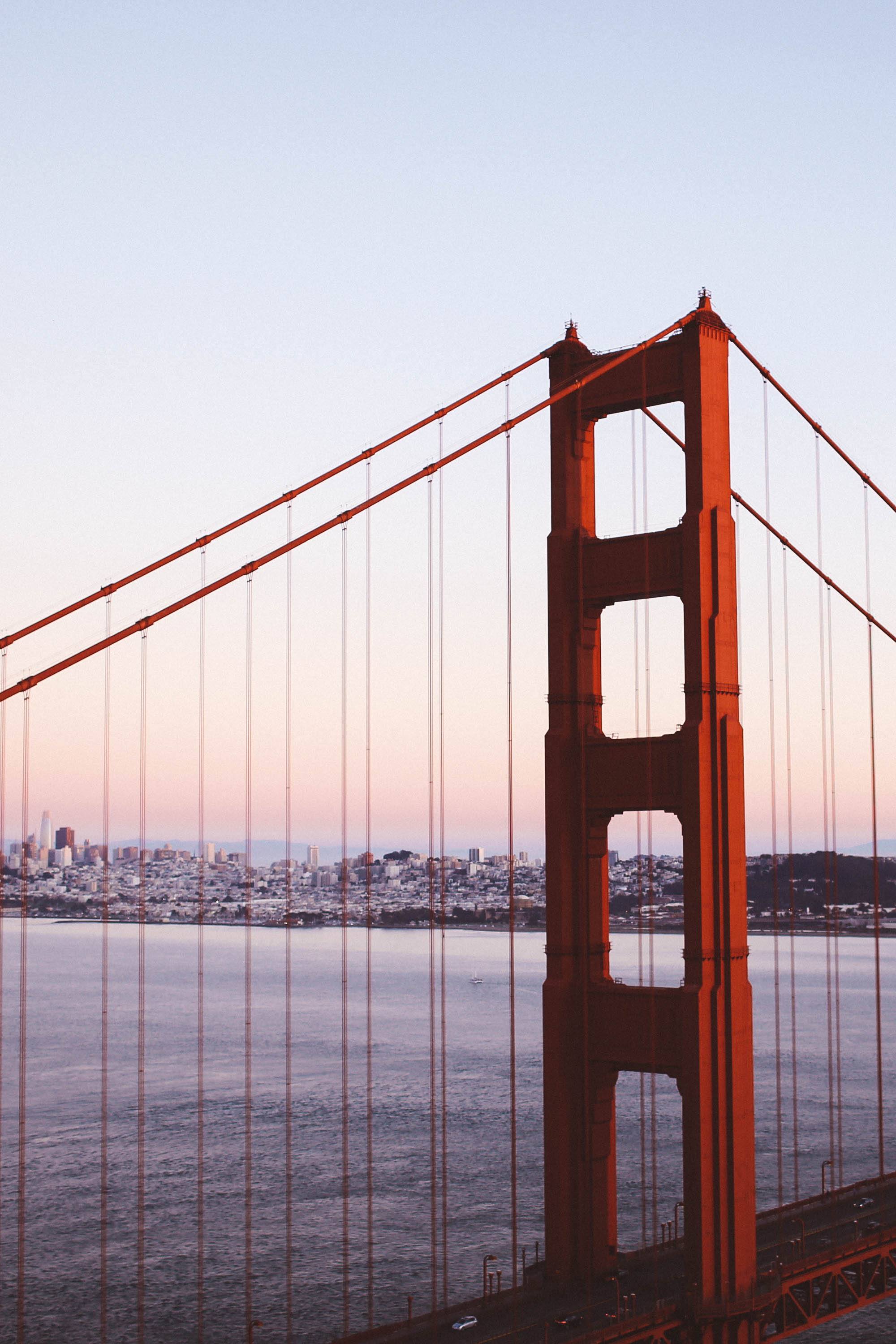 Gate Bridge San Francisco sunset