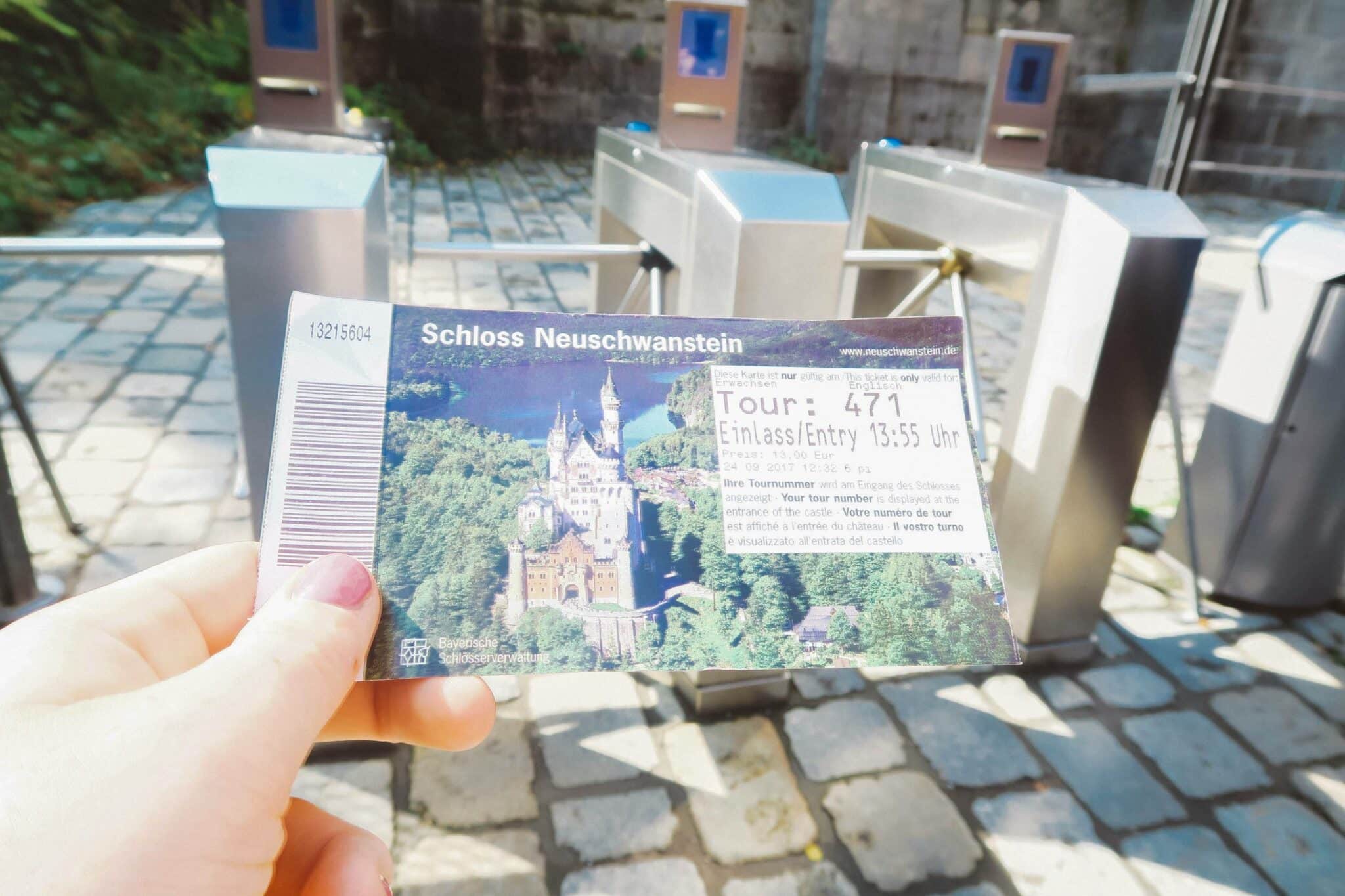 Neuschwanstein Castle ticket