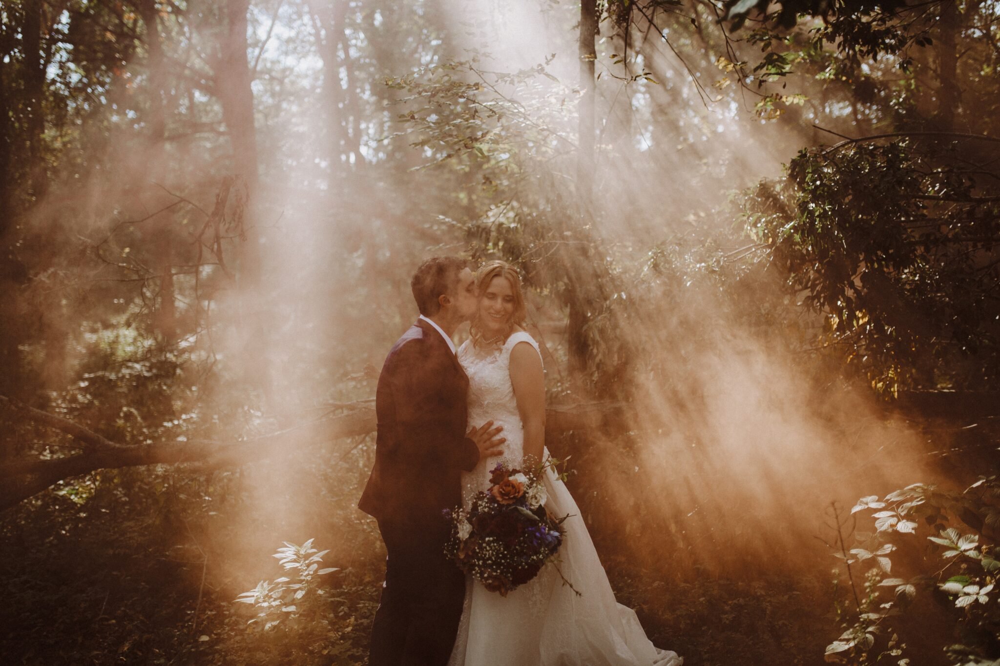 A Whimsical Wedding In The Woods Real Wedding Inspiration