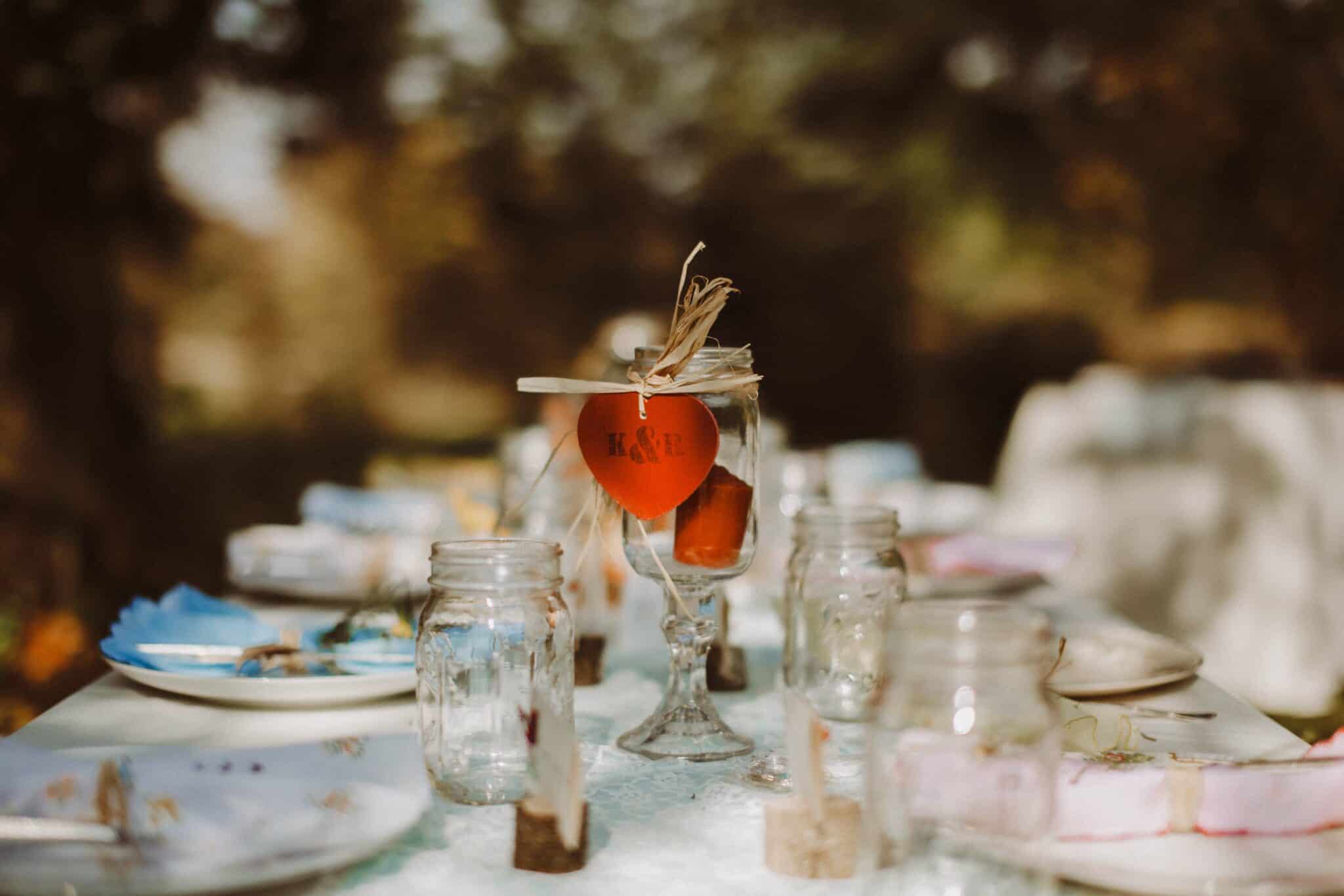 table wedding decor