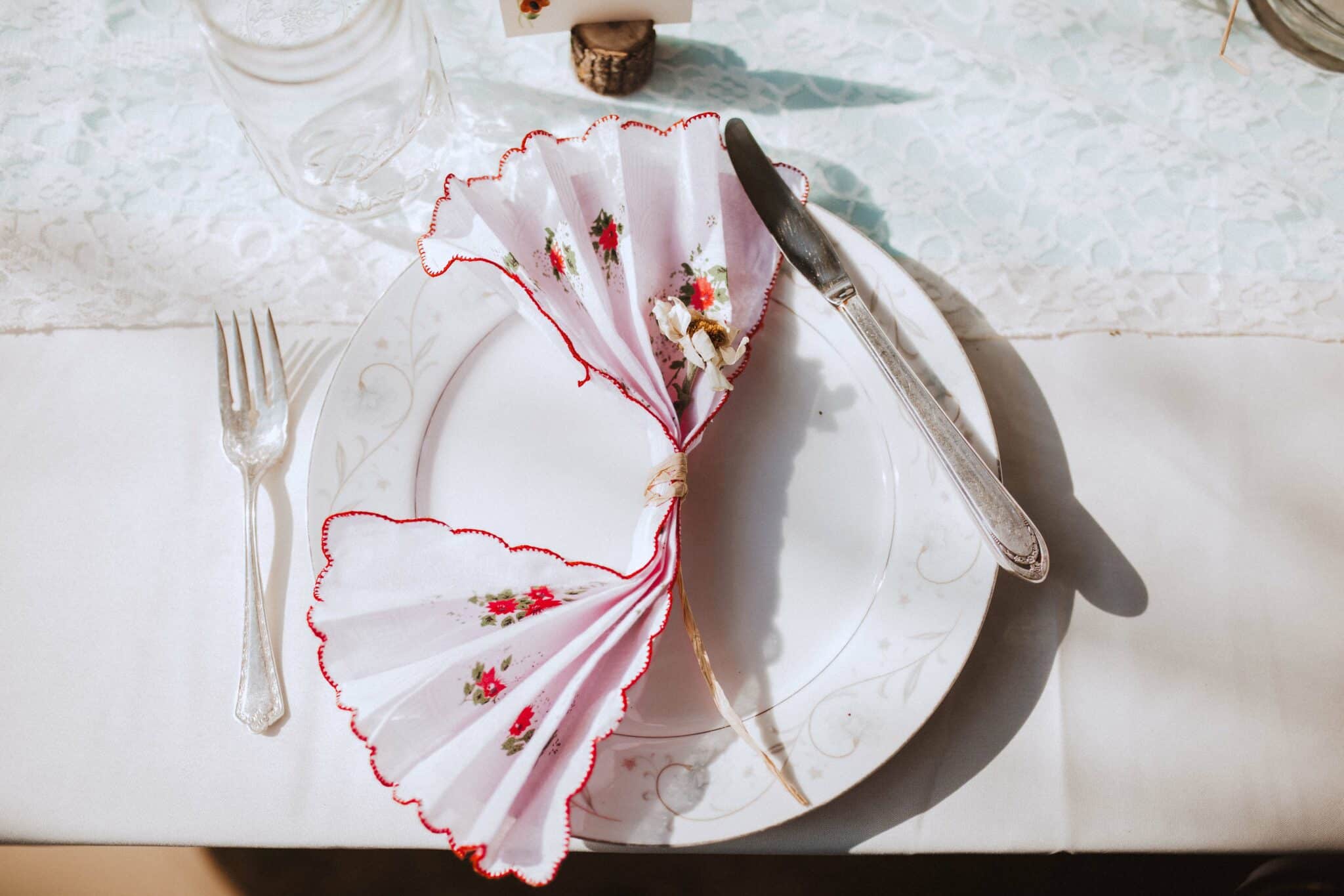 wedding napkin boho