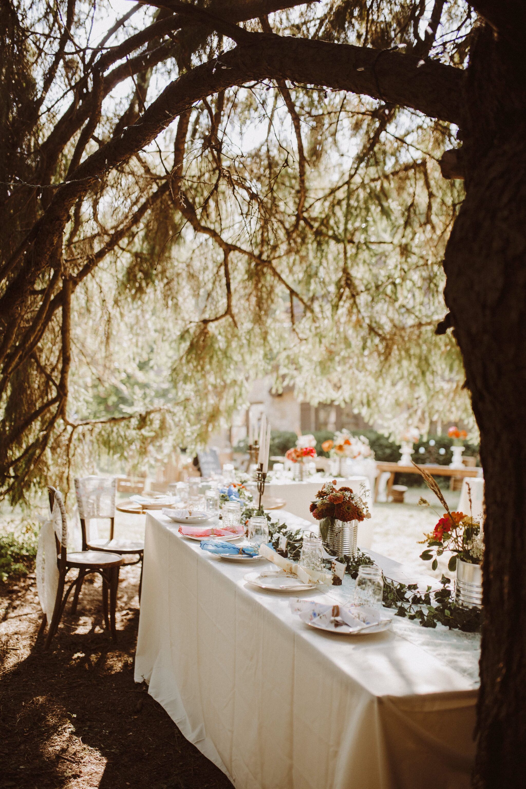 wedding outdoor whimsical boho table decor ideas