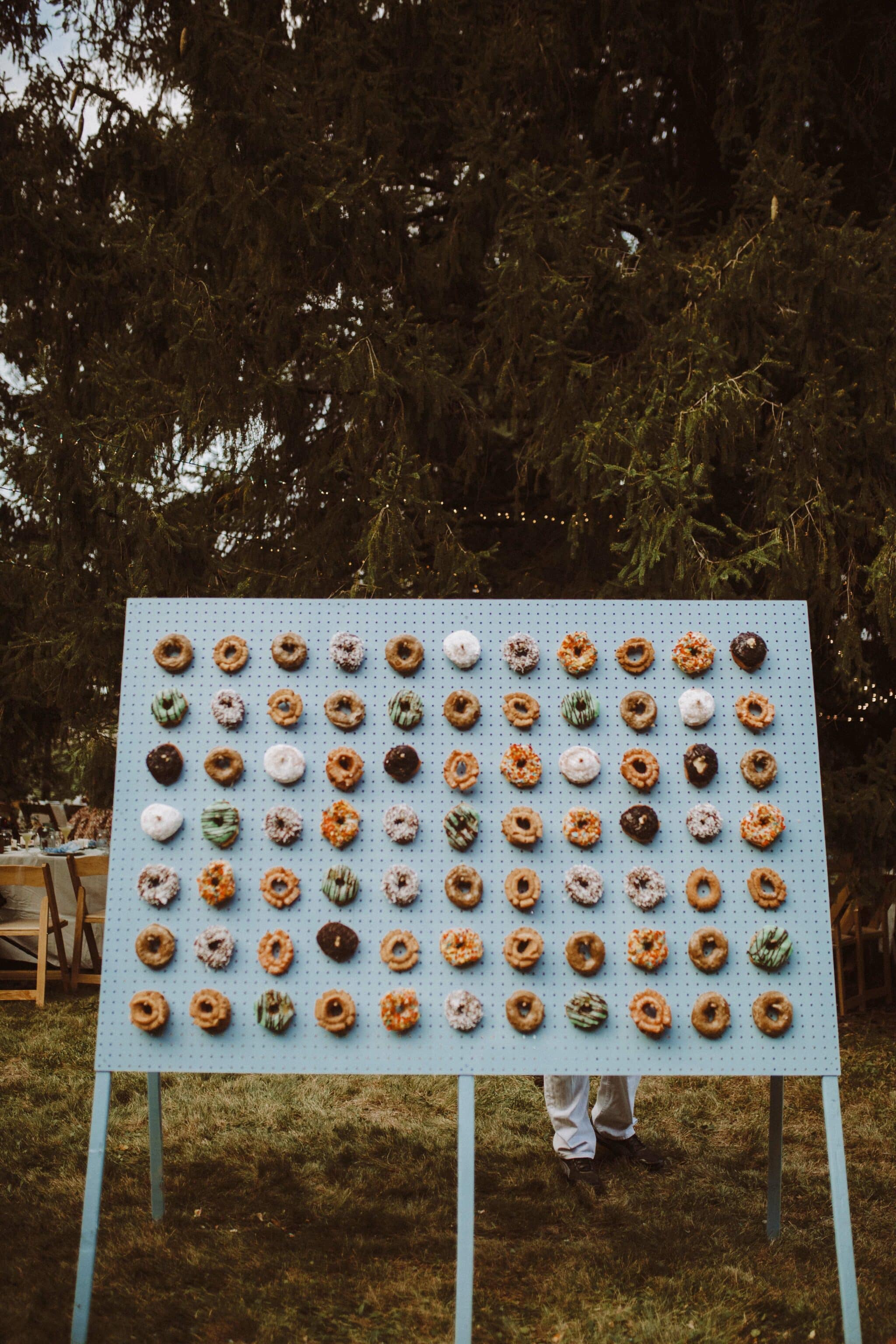 wedding donut wall