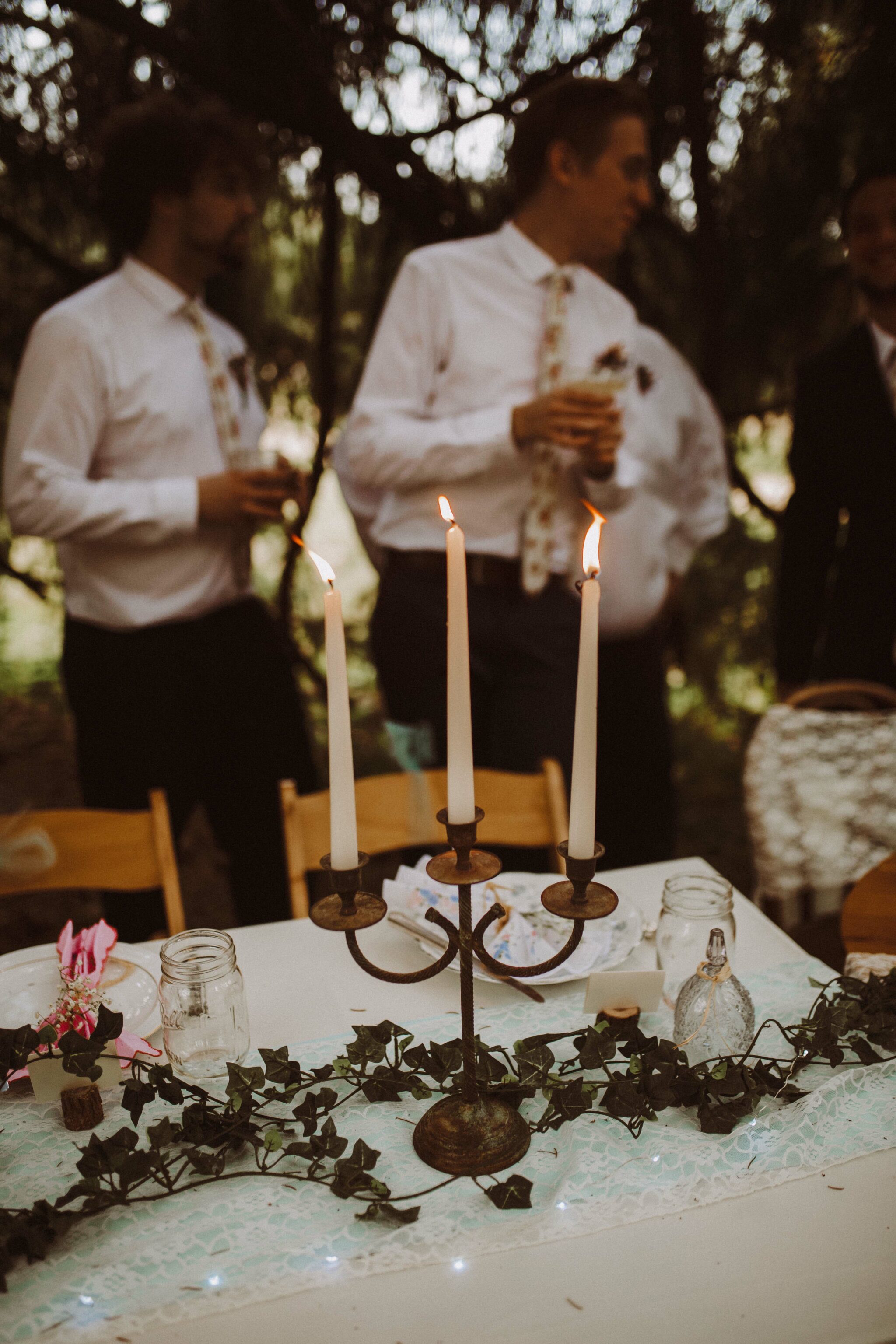 wedding boho table decor