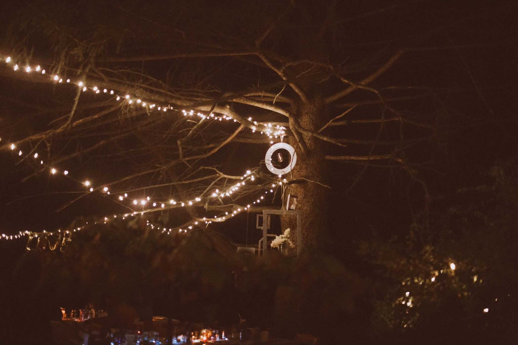 wedding string lights