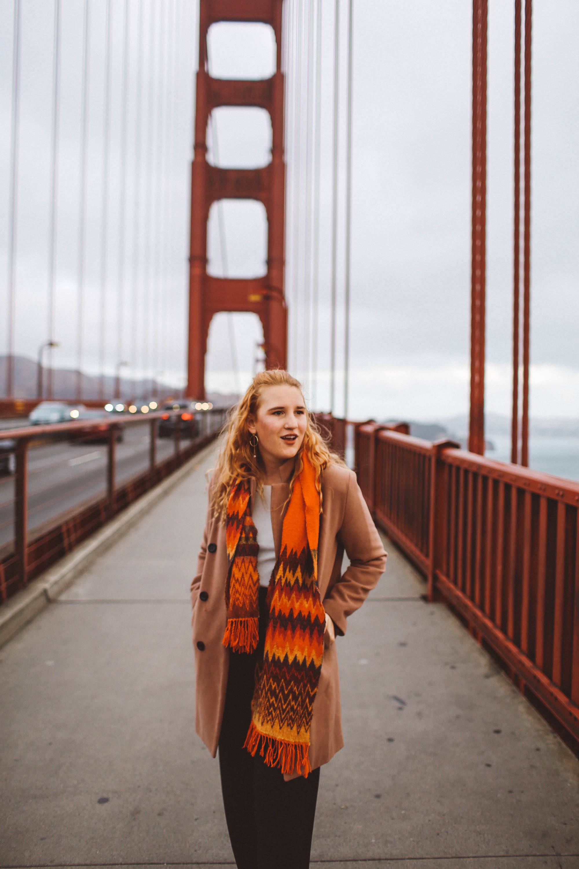 san francisco brunch golden gate bridge women walking