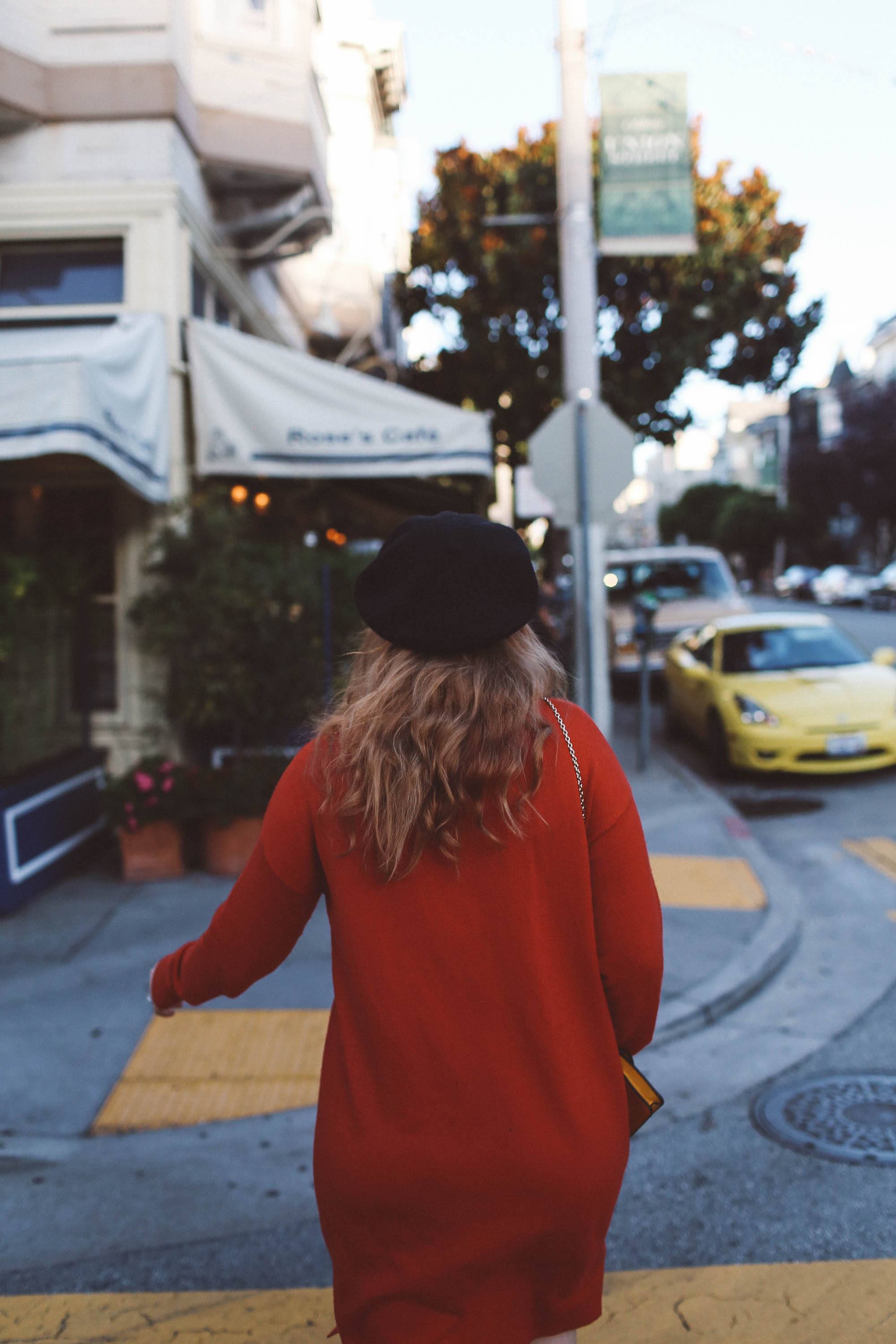 red sweater dress beret target