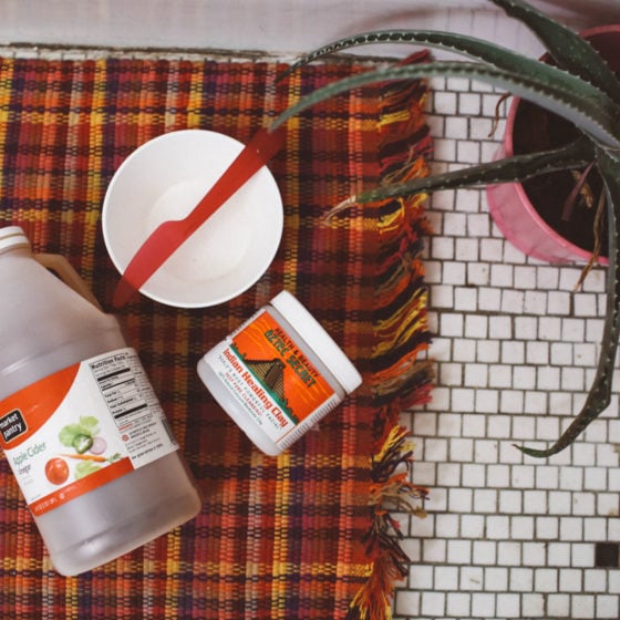 aztec healing clay mask review flatlay