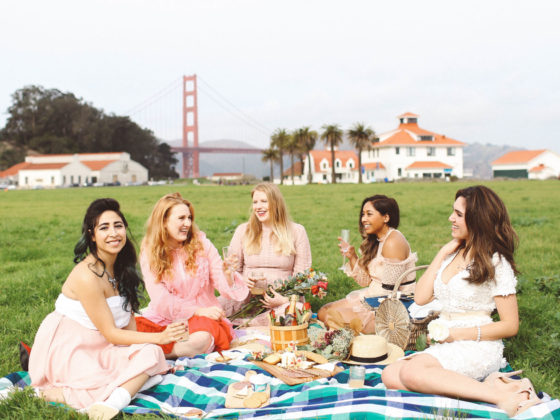 Galentine's Day photoshoot idea picnic san francisco