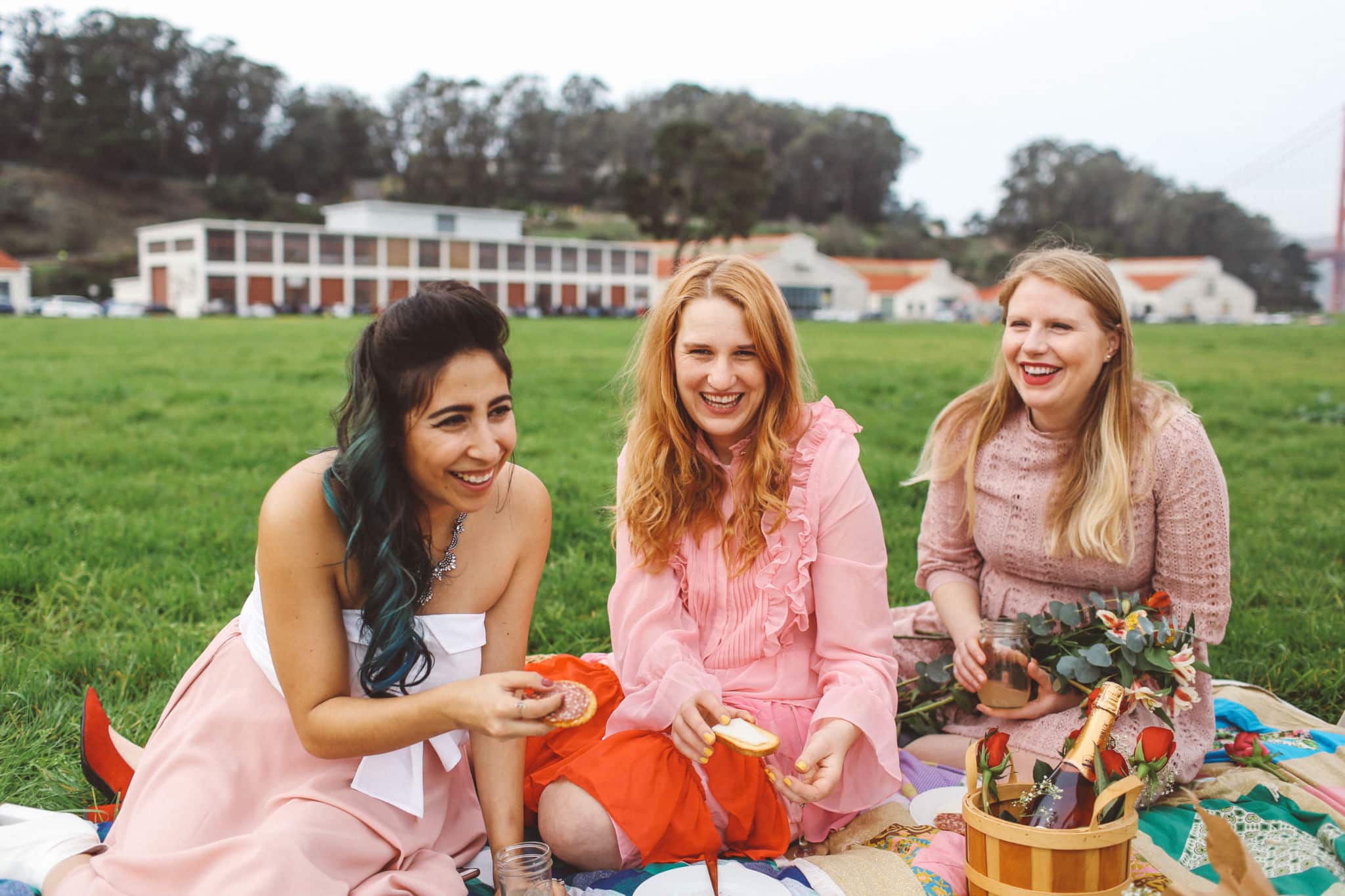 Galentine's Day photoshoot idea picnic san francisco