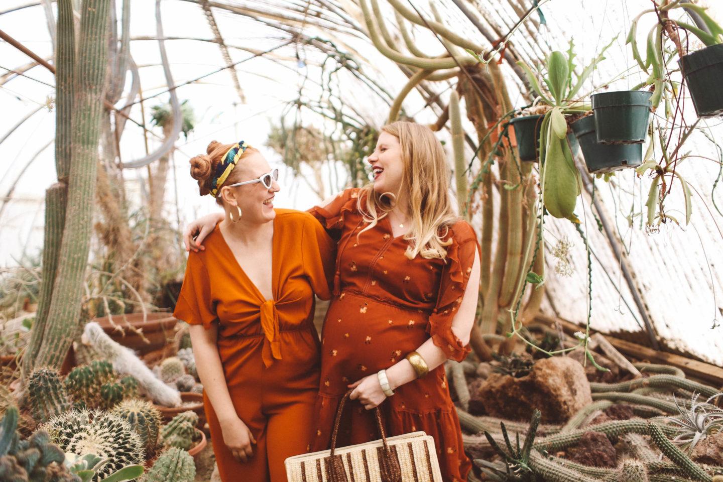 palm springs cactus garden friends laughing