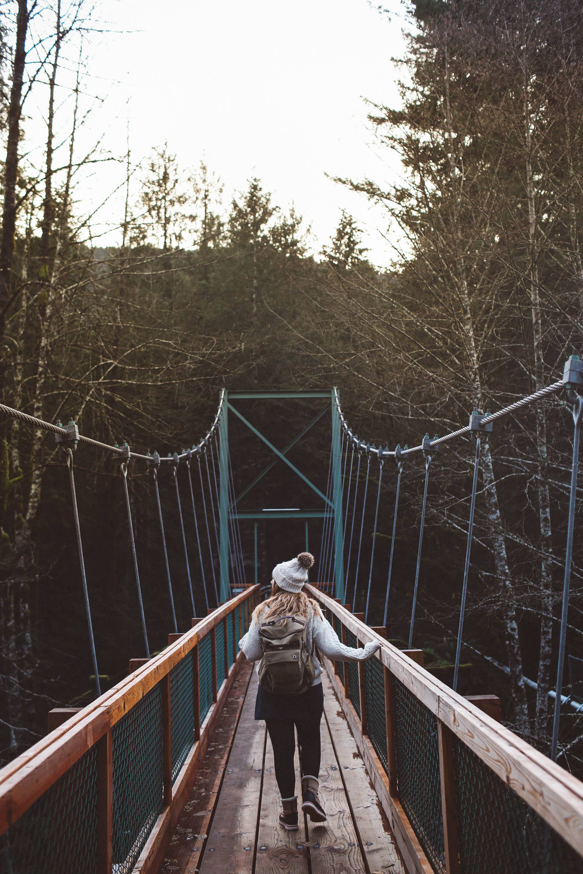 oregon rope swing bridge