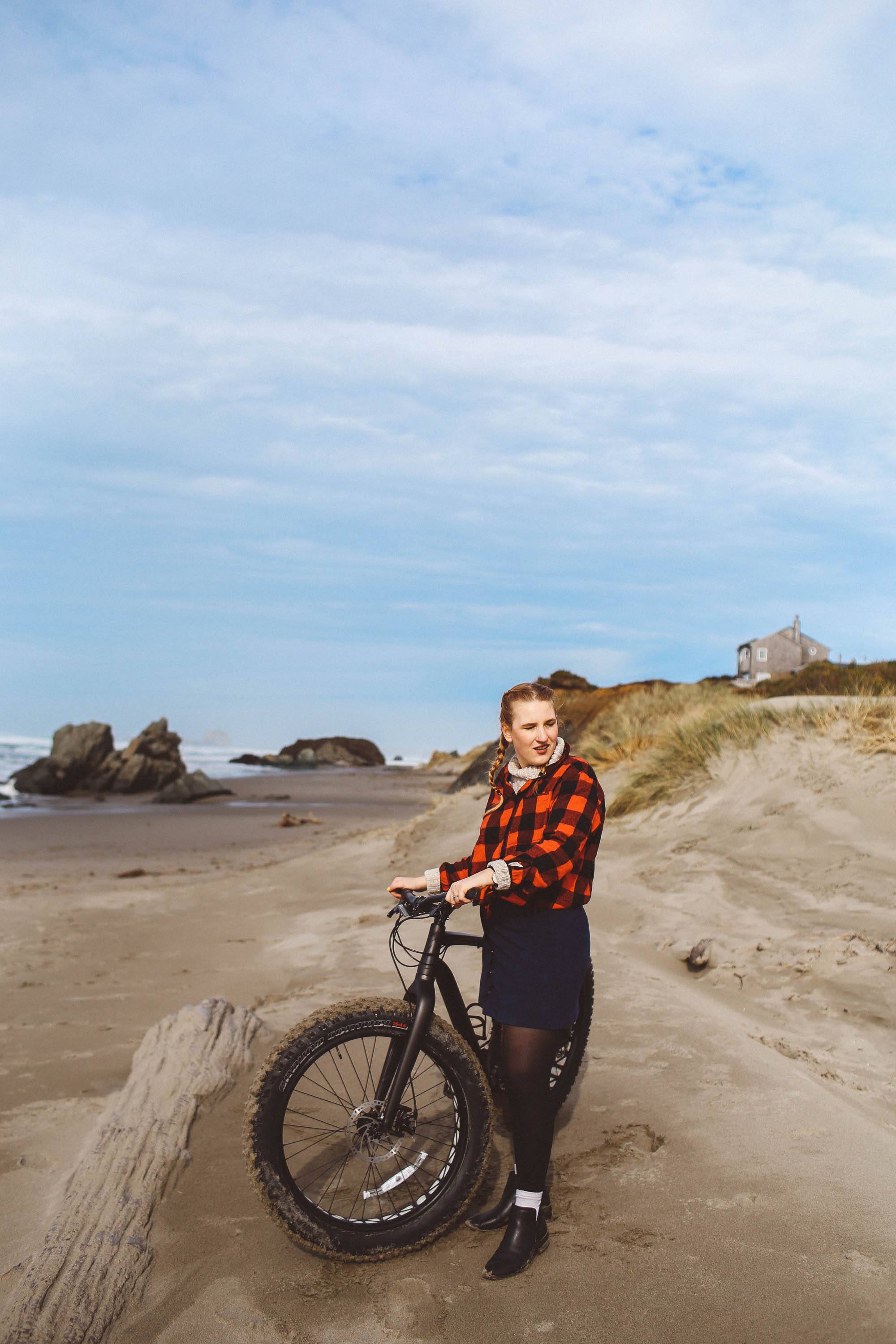 oregon coast fat tire biking