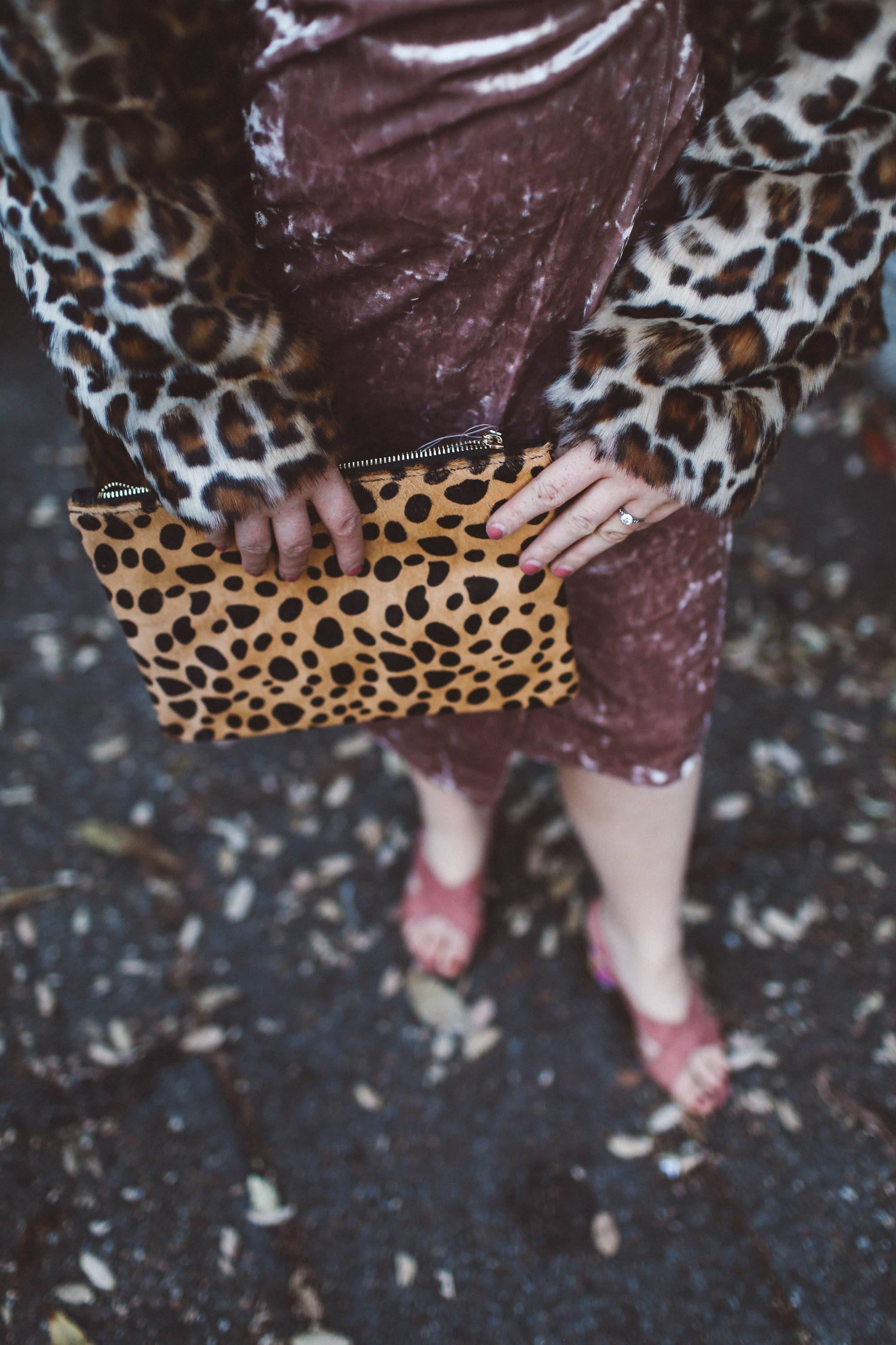 leopard purse