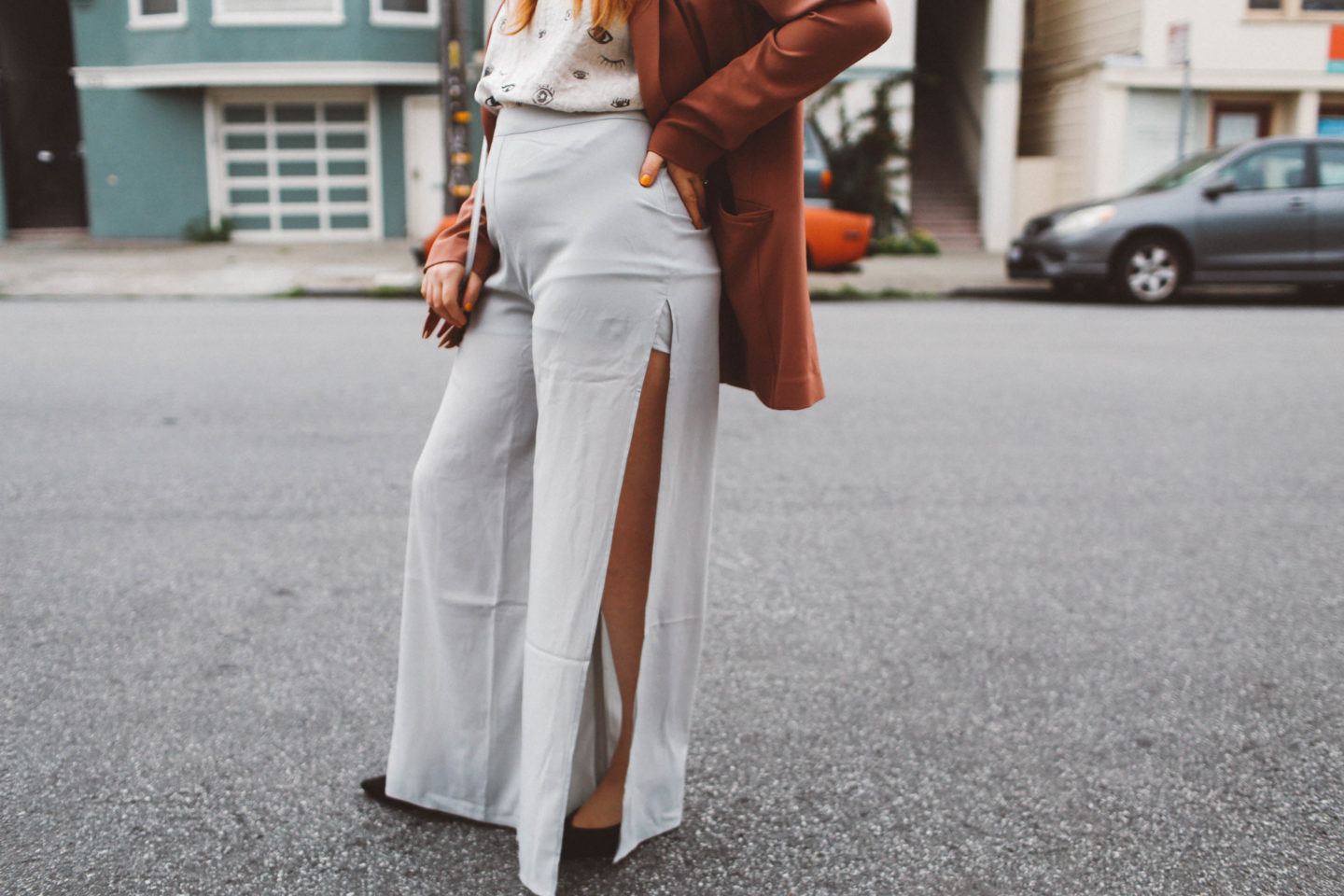 9 Wide Leg Pants With Side Slits To Try
