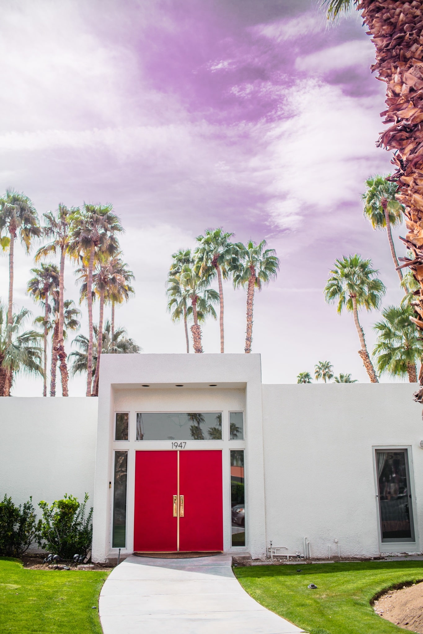 colored door tour palm springs
