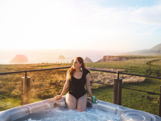 hot tub mendocino outdoor