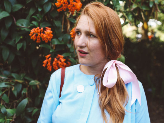 hair bows for spring, pink hair bow