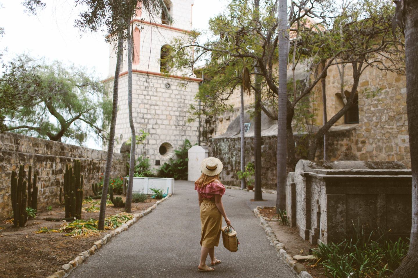 Gingham At The Old Santa Barbara Mission