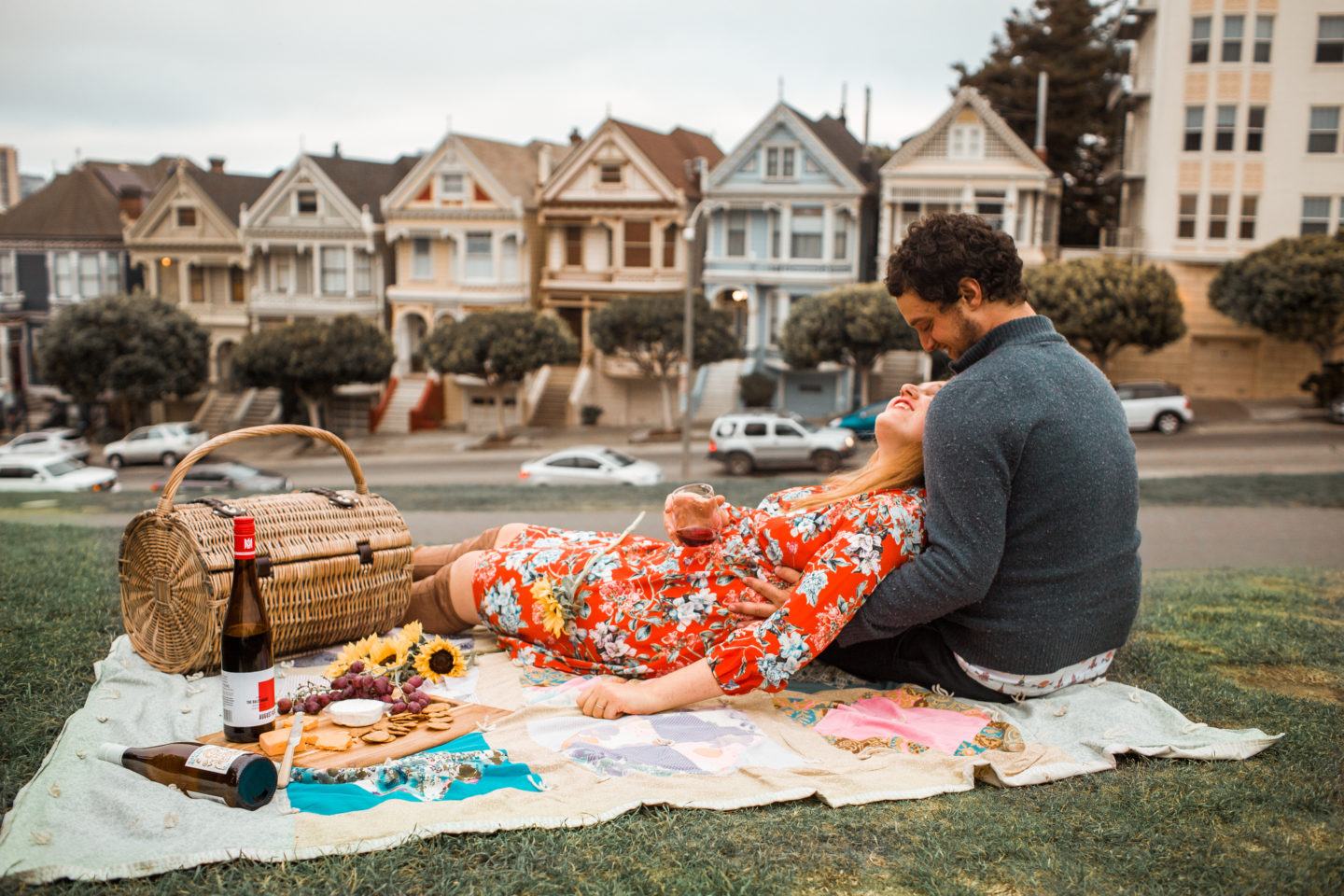 Our Cute AF Picnic with German Wines at the Painted Ladies