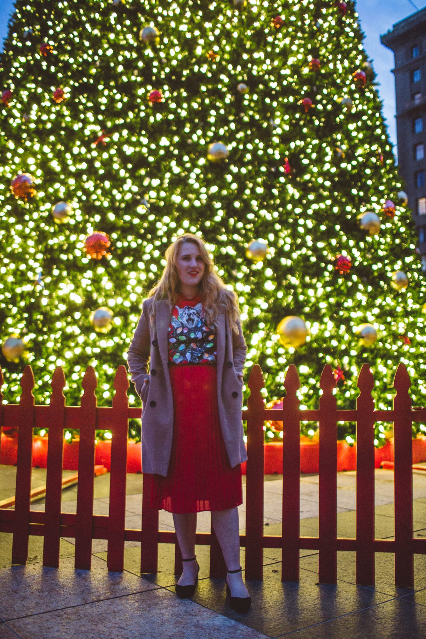 union square christmas tree