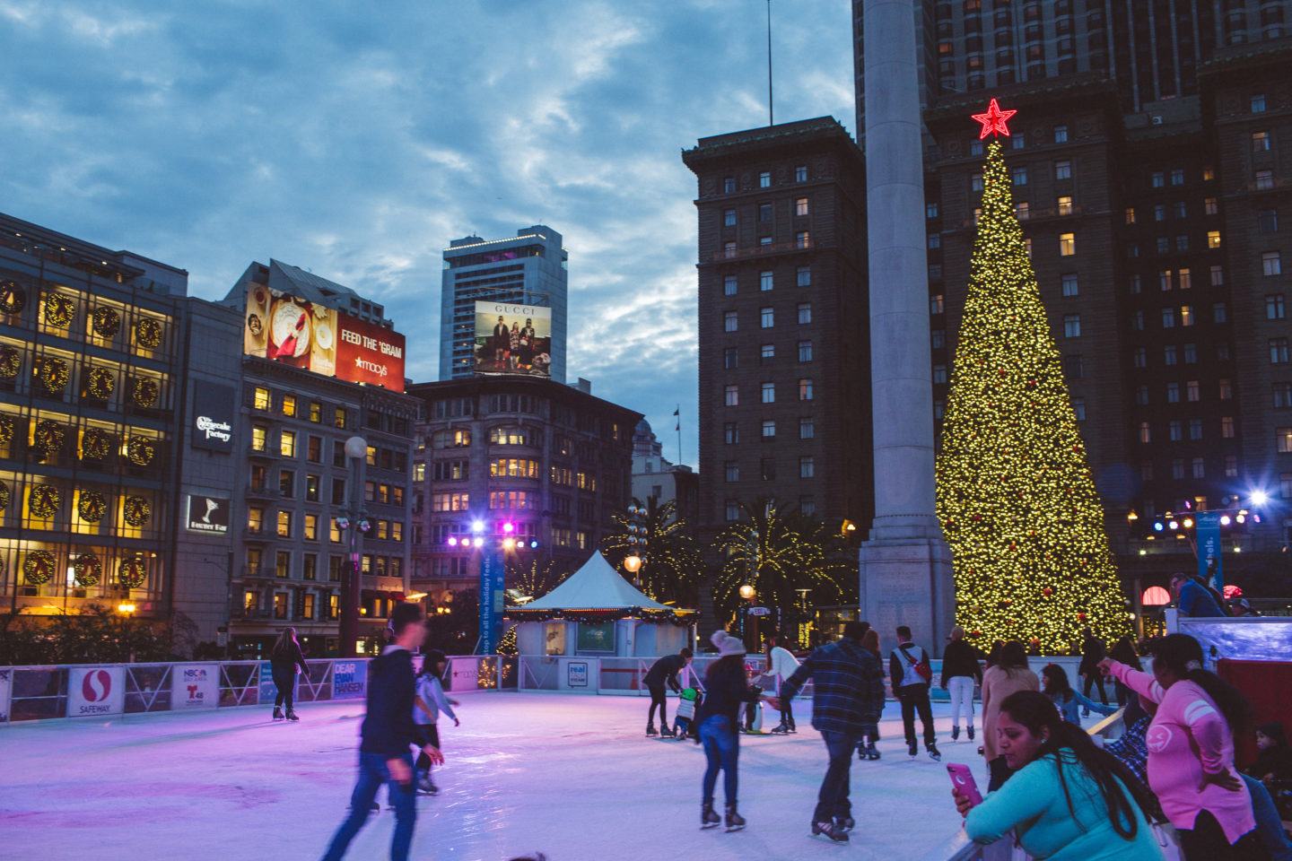 Union Square Ice Skating Tips Before You Visit + Photo Diary