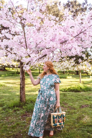 A Beautiful Floral Maxi Dress For Spring - Whimsy Soul